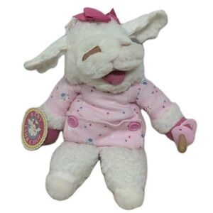 Vintage Baby Lamb Chop Puppet 1990 Shari Lewis New Deadstock